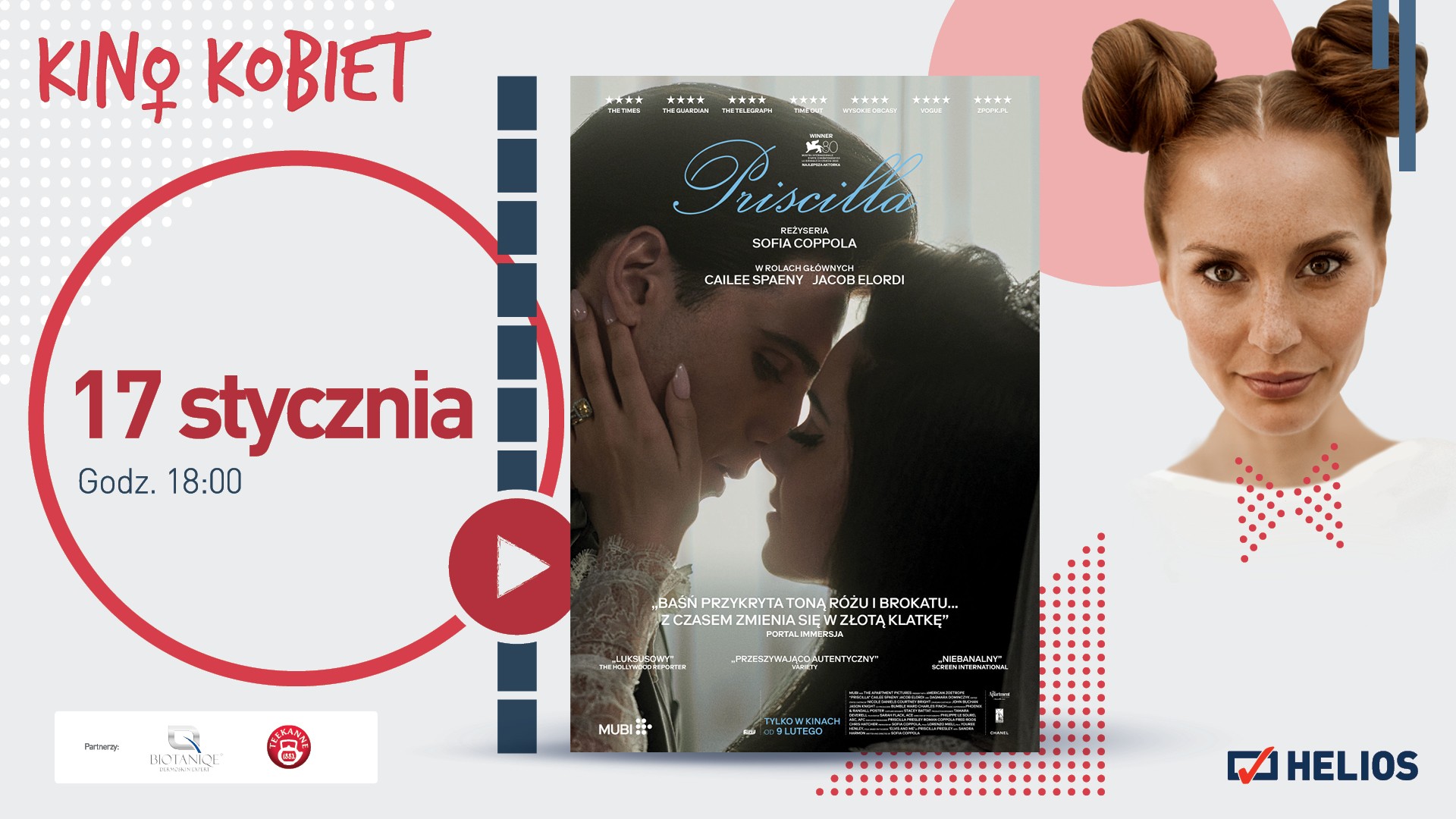 Styczniowa odsłona Kina Kobiet z przedpremierowym pokazem filmu „Priscilla”