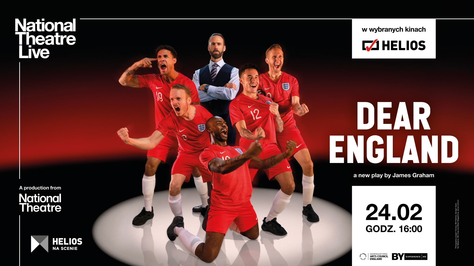 „Dear England” – sztuka o piłkarskich emocjach na ekranach kin Helios