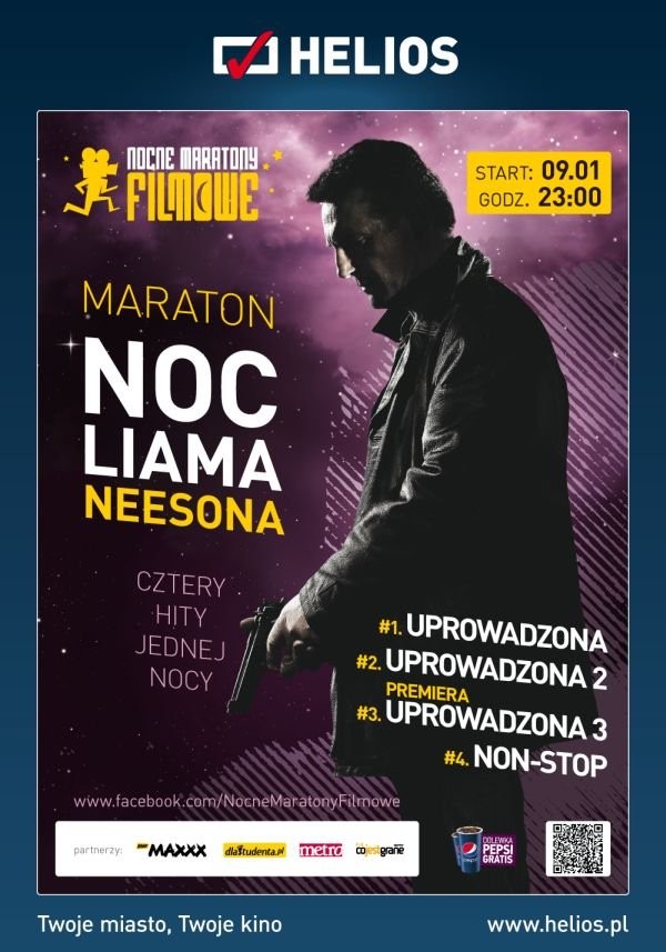 Uprowadzona: Noc Liama Neesona w kinach Helios