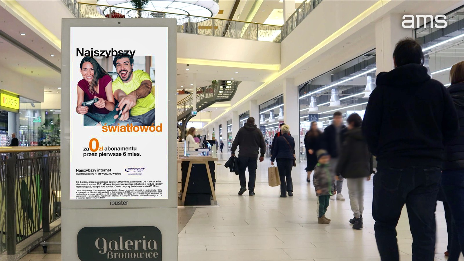 AMS wprowadził elastyczny czas emisji spotów we wszystkich formatach Digital OOH. Orange pierwszym klientem wykorzystującym nową możliwość
