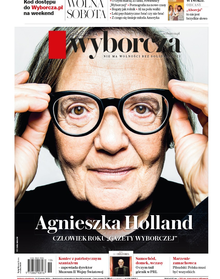 Agnieszka Holland Człowiekiem Roku 2024 „Gazety Wyborczej”