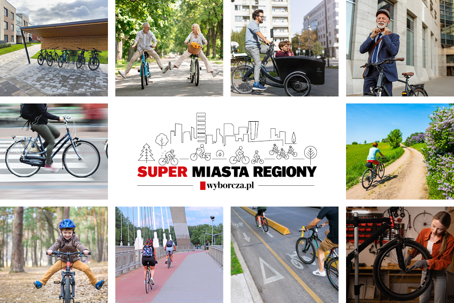 Supermiasta i superregiony 2025. Szósta edycja projektu “Gazety Wyborczej” poświęcona rowerom