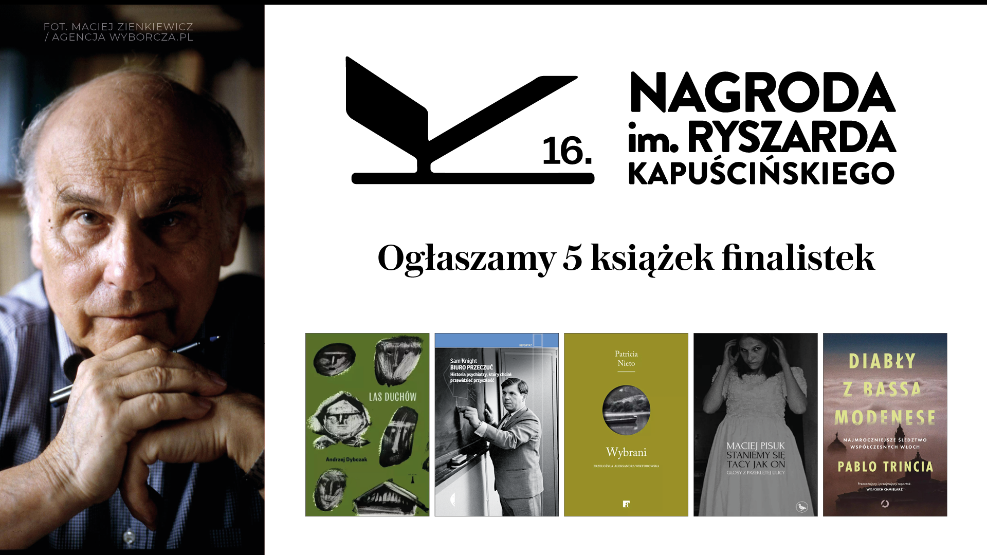 Znamy już 5 książek reporterskich, które zawalczą o Nagrodę im. Ryszarda Kapuścińskiego