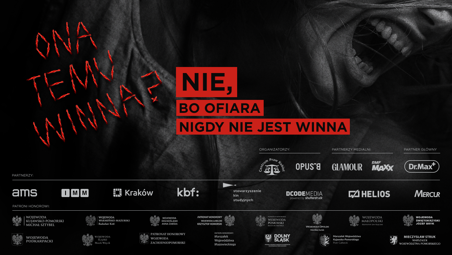 AMS i Helios partnerami kampanii społecznej „Ona temu winna?”