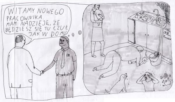 Rysunki Jana Kozy na stronie głównej Gazeta.pl