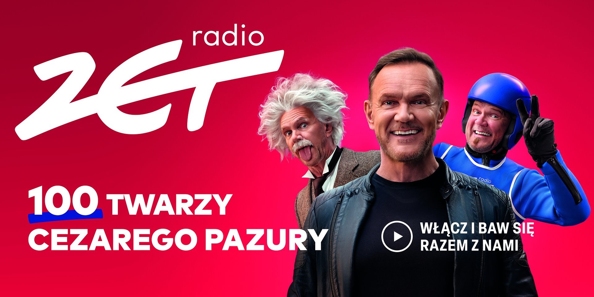 „100 twarzy Cezarego Pazury w Radiu ZET”