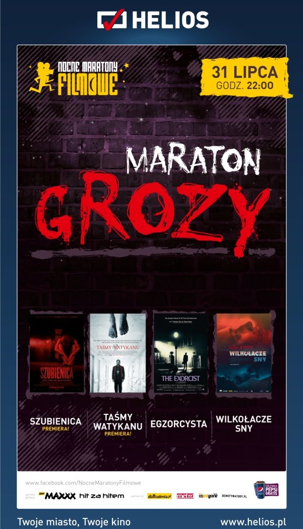 Maraton GROZY w kinach Helios!