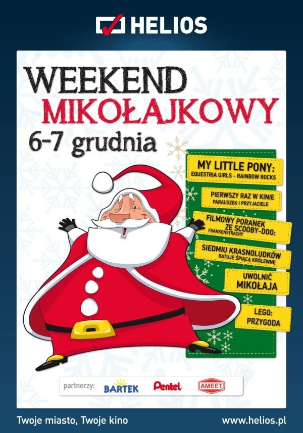 Weekend Mikołajkowy w kinie Helios!