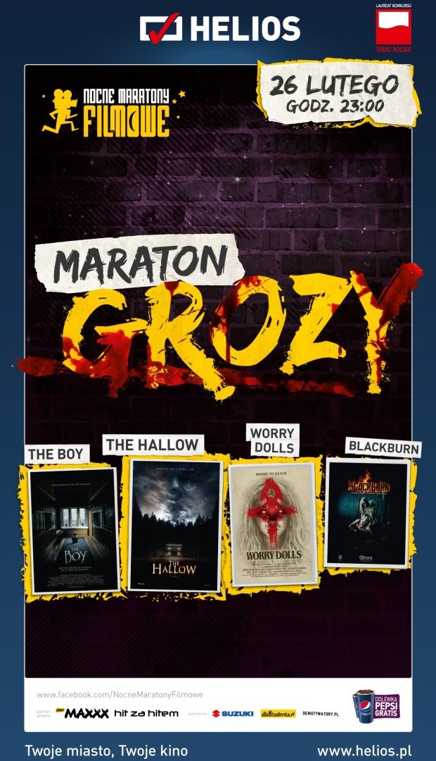 Maraton Grozy w kinach Helios