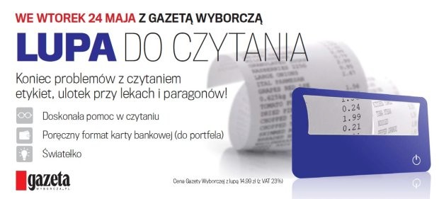 Lupa do czytania z 