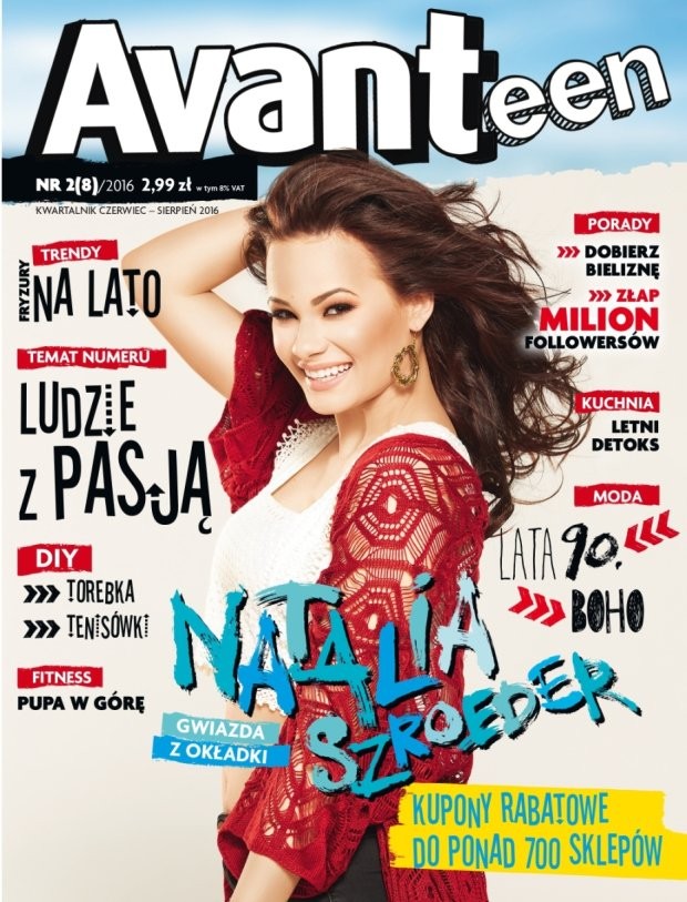 Wokalistka Natalia Szroeder na okładce najnowszego wydania 