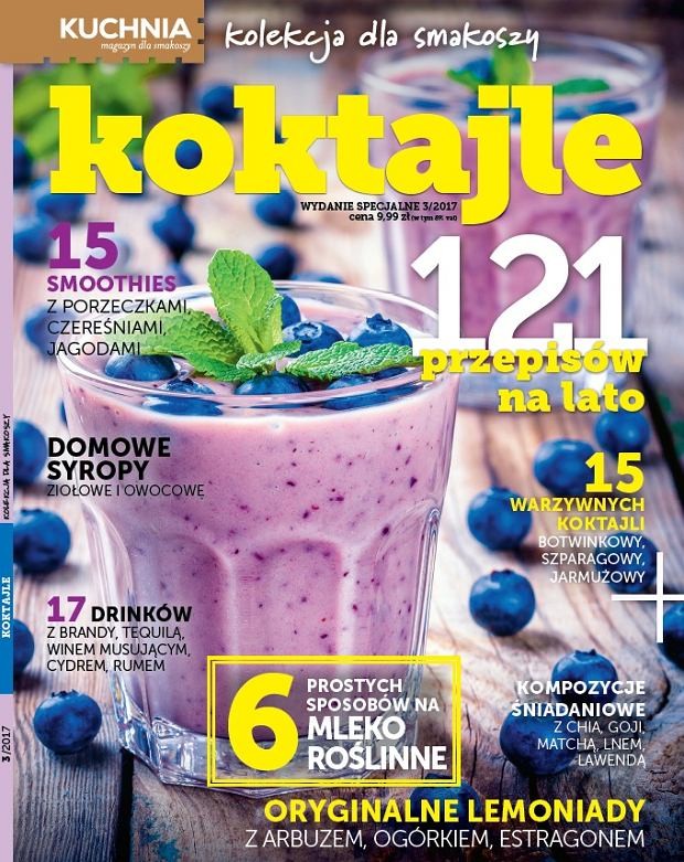 121 przepisów na letnie koktajle w specjalnym wydaniu miesięcznika 