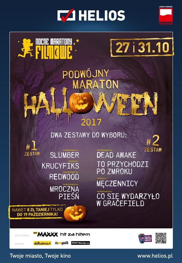 Podwójny Maraton Halloween w kinach Helios